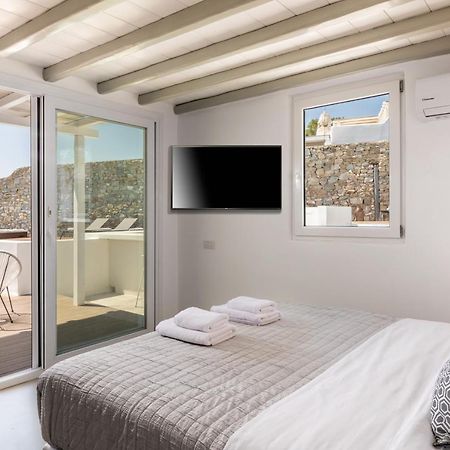 Villa In Mykonos - 6 Bedroom - 1Km From Mykonos Town - Infinity Pool - Sunset View Dış mekan fotoğraf