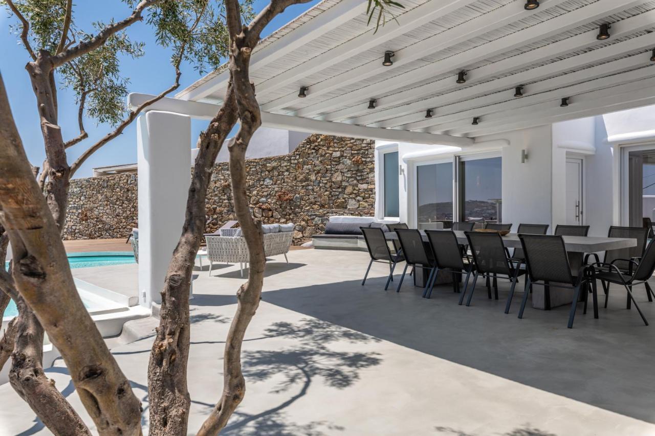 Villa In Mykonos - 6 Bedroom - 1Km From Mykonos Town - Infinity Pool - Sunset View Dış mekan fotoğraf