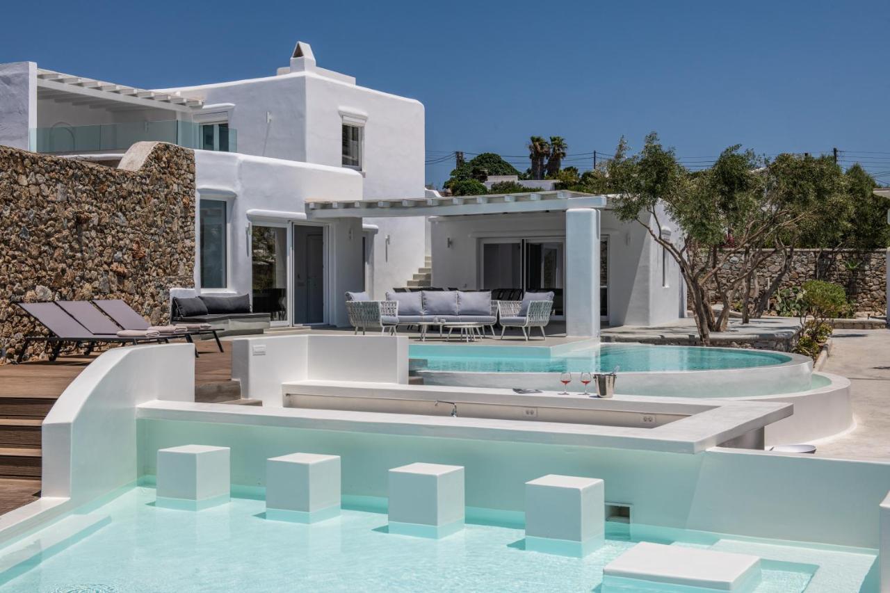 Villa In Mykonos - 6 Bedroom - 1Km From Mykonos Town - Infinity Pool - Sunset View Dış mekan fotoğraf