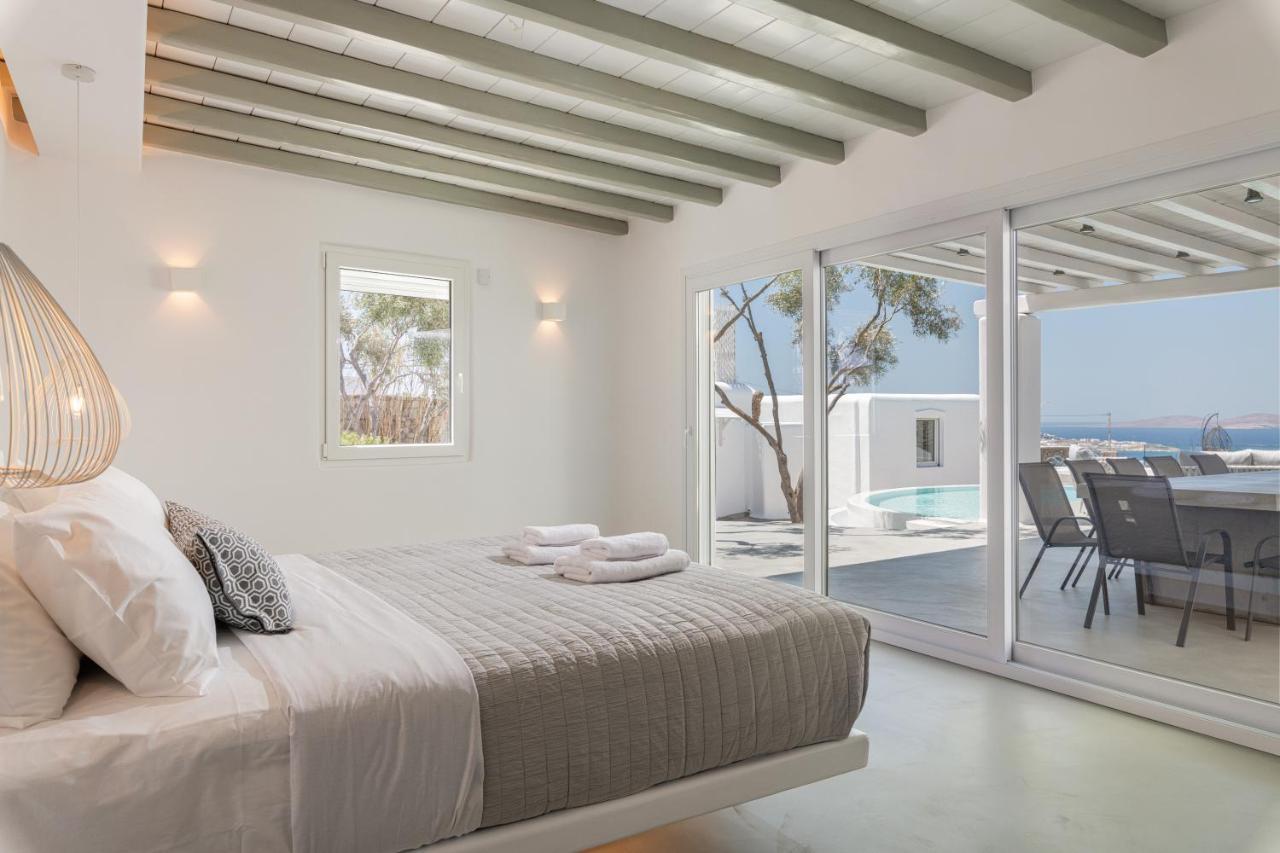 Villa In Mykonos - 6 Bedroom - 1Km From Mykonos Town - Infinity Pool - Sunset View Dış mekan fotoğraf